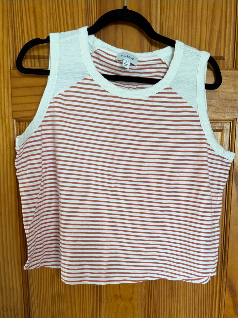Evereve striped tank, size extra large